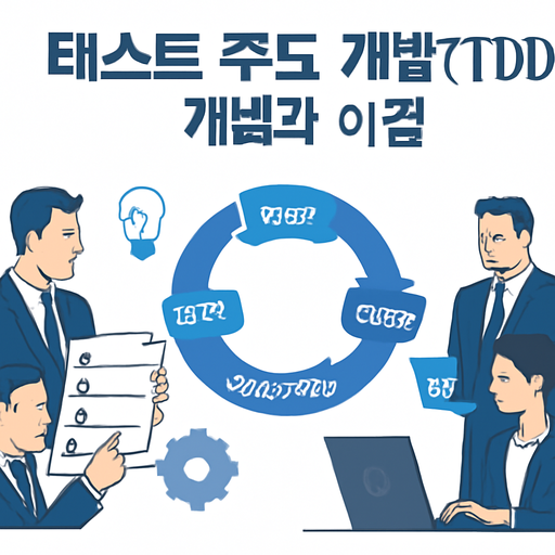 테스트 주도 개발(TDD) 개념과 이점 이미지