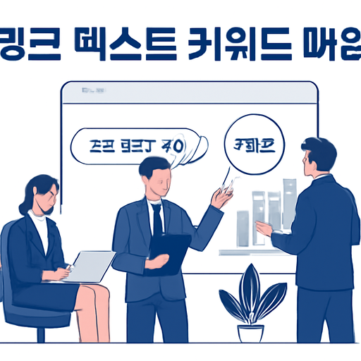 링크 텍스트 키워드 매칭 이미지