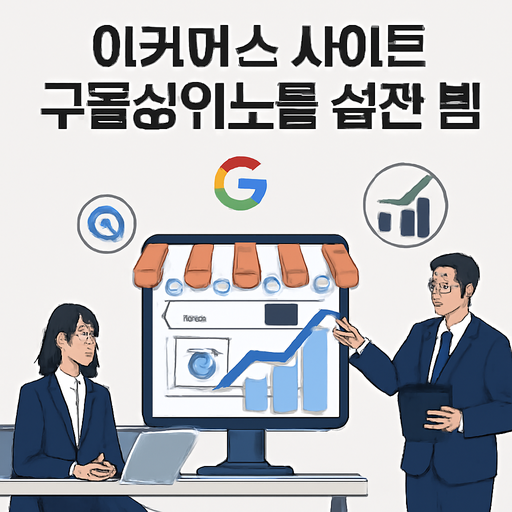 이커머스 사이트 구글상위노출 실전 팁 이미지