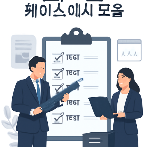 테스트1 테스트 케이스 예시 모음 이미지