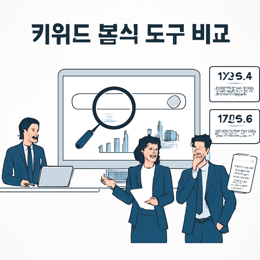 키워드 분석 도구 비교 이미지