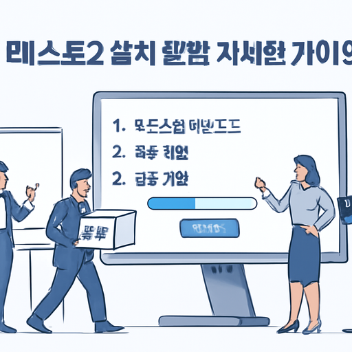 테스트2 설치 방법 자세한 가이드 이미지