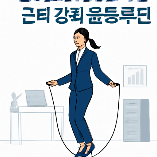줄넘기를 통한 근력 강화 운동 루틴 이미지