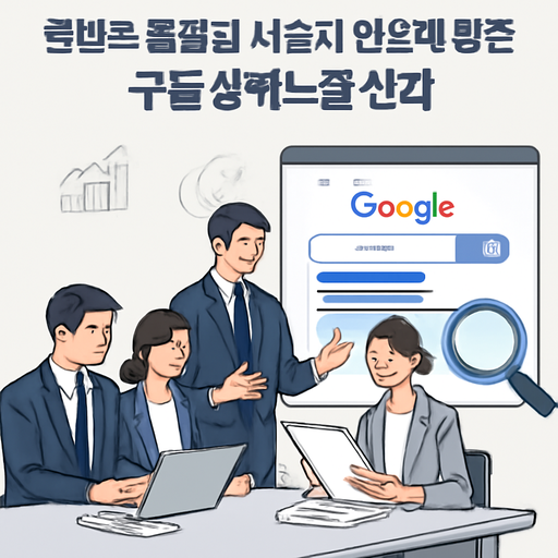 콘텐츠 품질과 사용자 의도에 맞춘 구글상위노출 전략 이미지