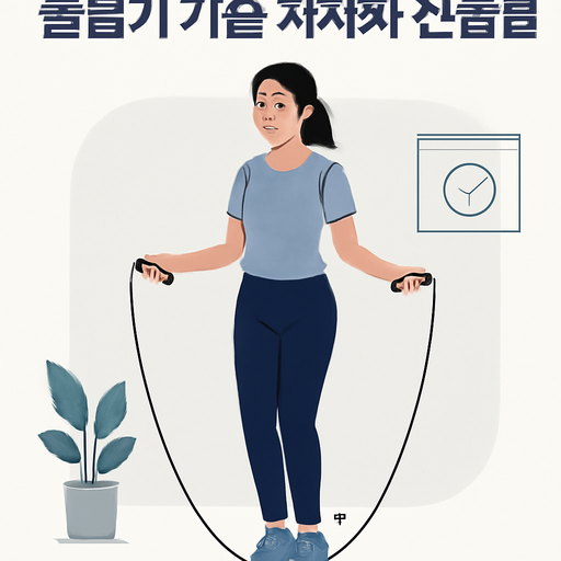 초보자를 위한 줄넘기 기본 자세와 연습법 이미지