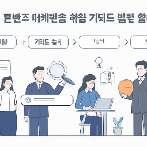 콘텐츠 마케팅을 위한 키워드 발굴 절차 이미지