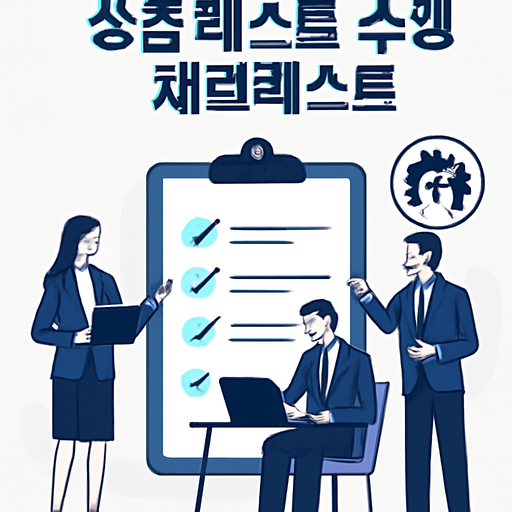 성능 테스트 수행 체크리스트 이미지