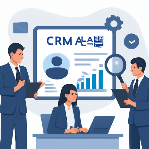 CRM 시스템 이미지