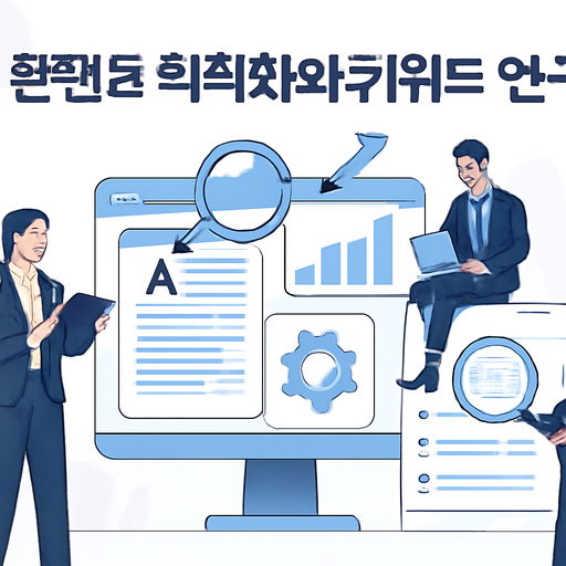 콘텐츠 최적화와 키워드 연구 이미지