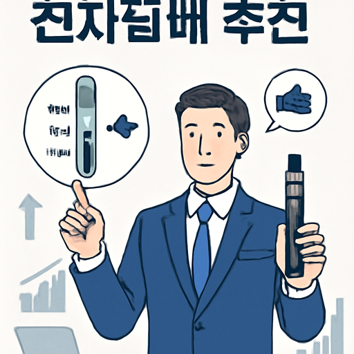 니코틴 농도 조절이 가능한 전자담배 추천 이미지