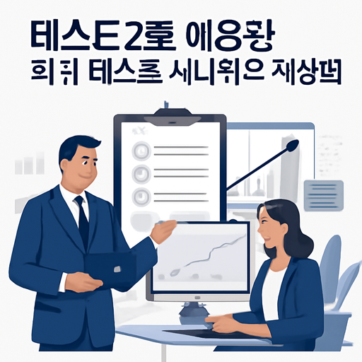 테스트2를 이용한 회귀 테스트 시나리오 작성법 이미지
