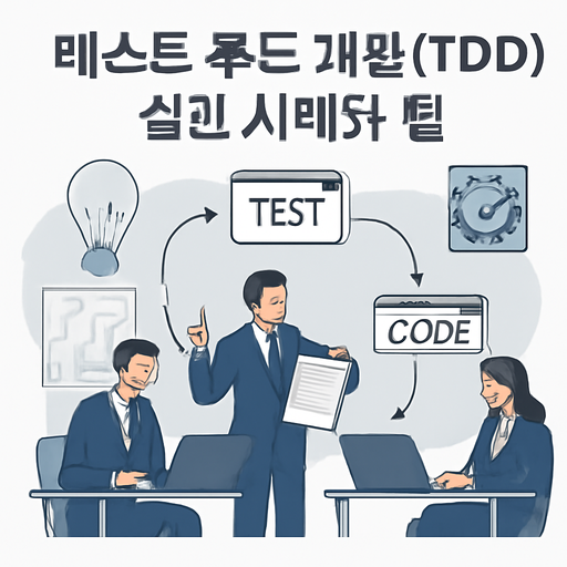 테스트 주도 개발(TDD) 실전 사례와 팁 이미지