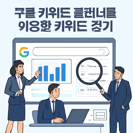 구글 키워드 플래너를 이용한 키워드 찾기 이미지
