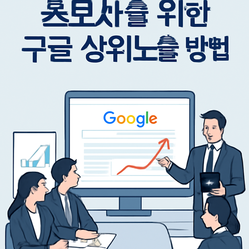 초보자를 위한 구글 상위노출 방법 이미지