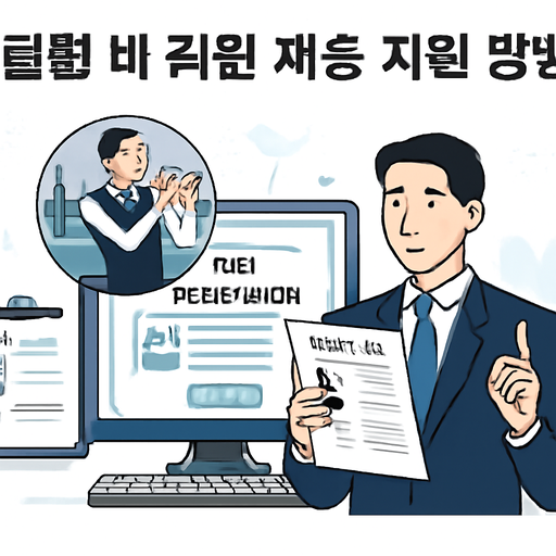 클럽 바 직원 채용 지원 방법 이미지