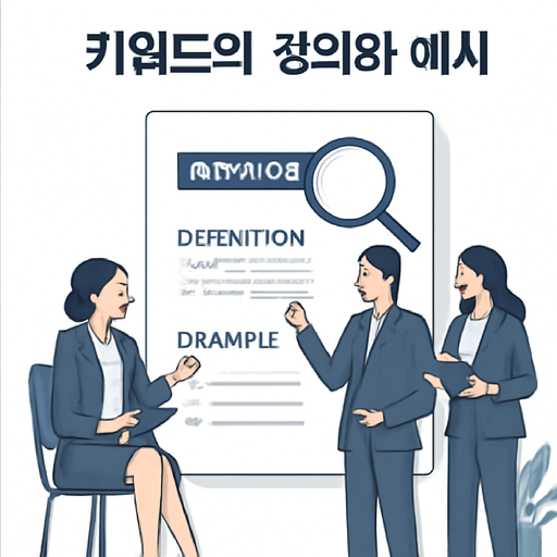 키워드3의 정의와 예시 이미지