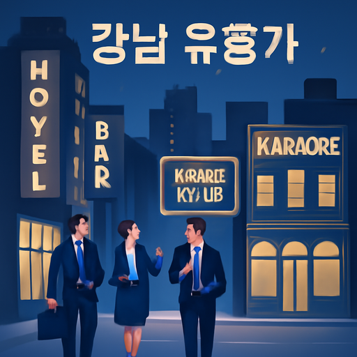 강남 유흥가 이미지