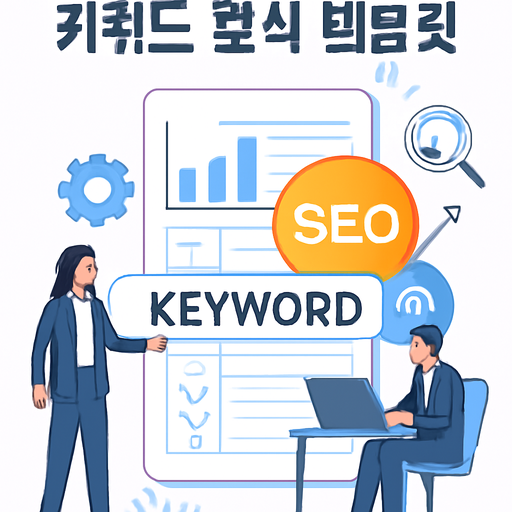 검색 엔진 최적화를 위한 키워드 분석 템플릿 이미지