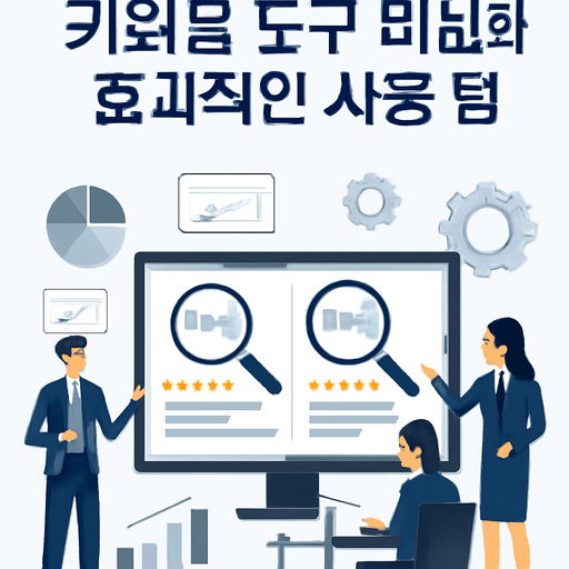 키워드 도구 비교와 효과적인 사용 팁 이미지