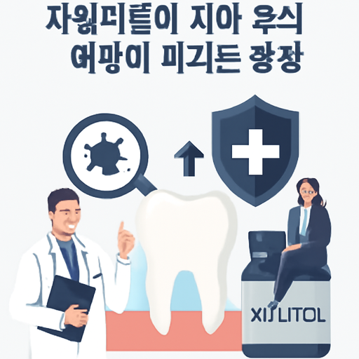 자일리톨이 치아 우식 예방에 미치는 영향 이미지