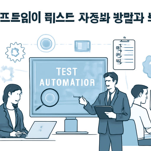 소프트웨어 테스트 자동화 방법과 도구 이미지