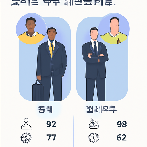 펠레와 호나우두의 브라질 축구 레전드 비교 이미지