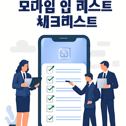 모바일 앱 테스트 체크리스트 이미지