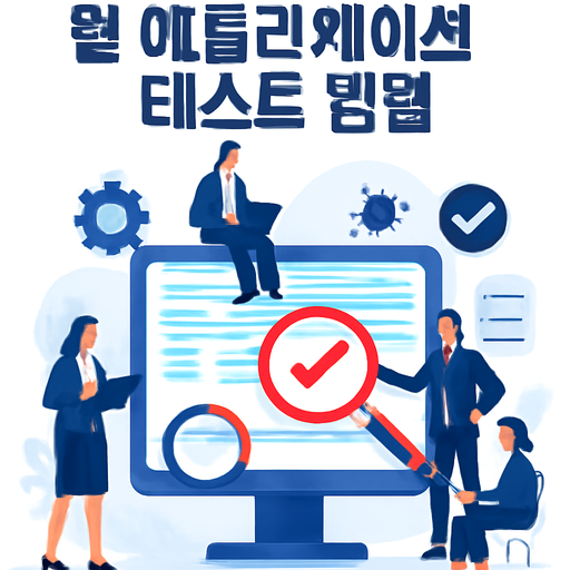 웹 애플리케이션 테스트 방법 이미지