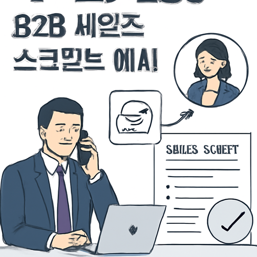 팔로우업을 활용한 B2B 세일즈 스크립트 예시 이미지