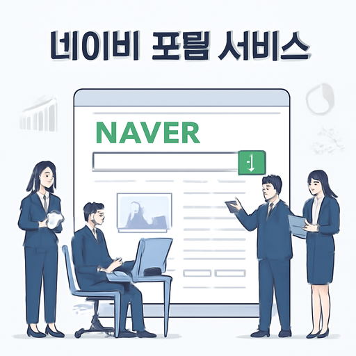 네이버 포털 서비스 이미지