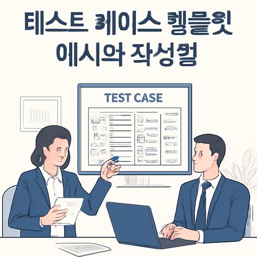 테스트 케이스 템플릿 예시와 작성법 이미지