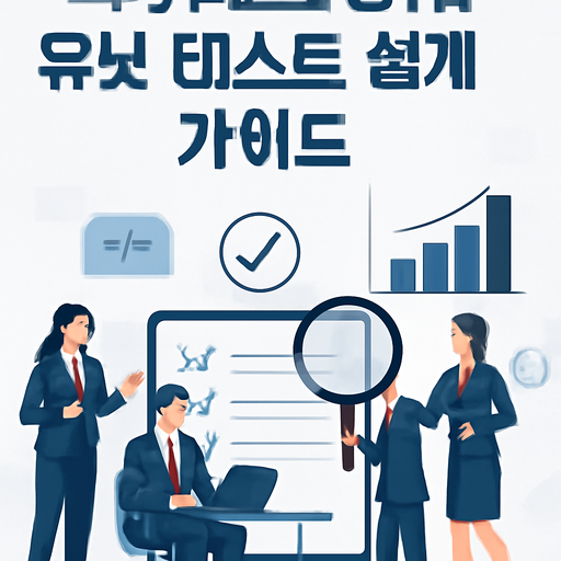 테스트3를 위한 유닛 테스트 설계 가이드 이미지