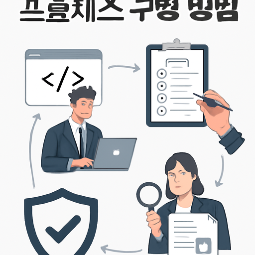 테스트3 품질 보증 프로세스 구성 방법 이미지