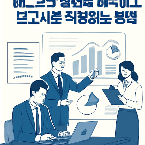 테스트3 결과를 해석하고 보고서로 작성하는 방법 이미지