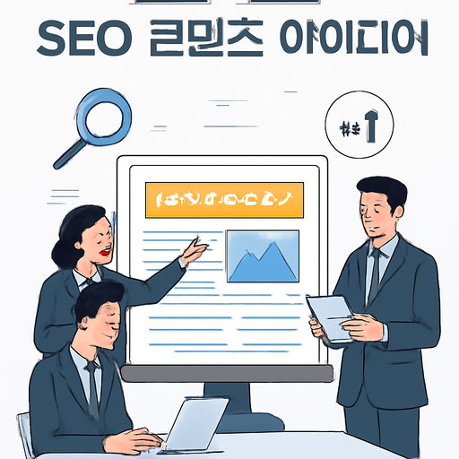 키워드2를 활용한 SEO 콘텐츠 아이디어 이미지