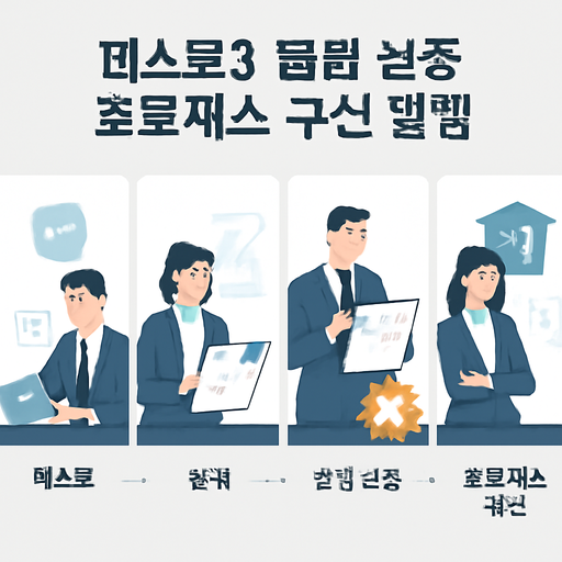 테스트3 품질 보증 프로세스 구성 방법 이미지