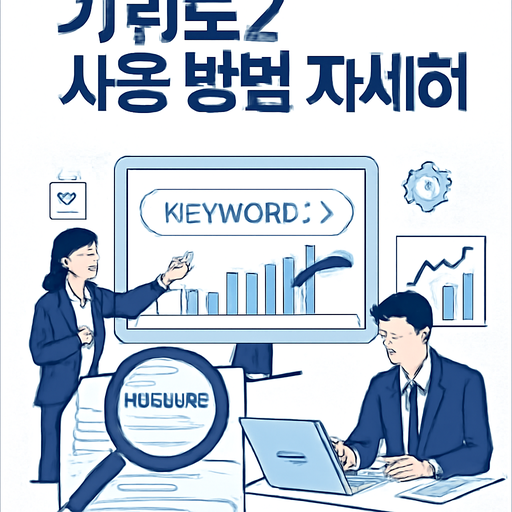 키워드2 사용 방법 자세히 이미지