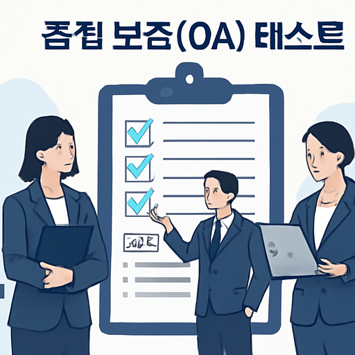 품질 보증(QA) 테스트 체크리스트 및 리포트 양식 이미지