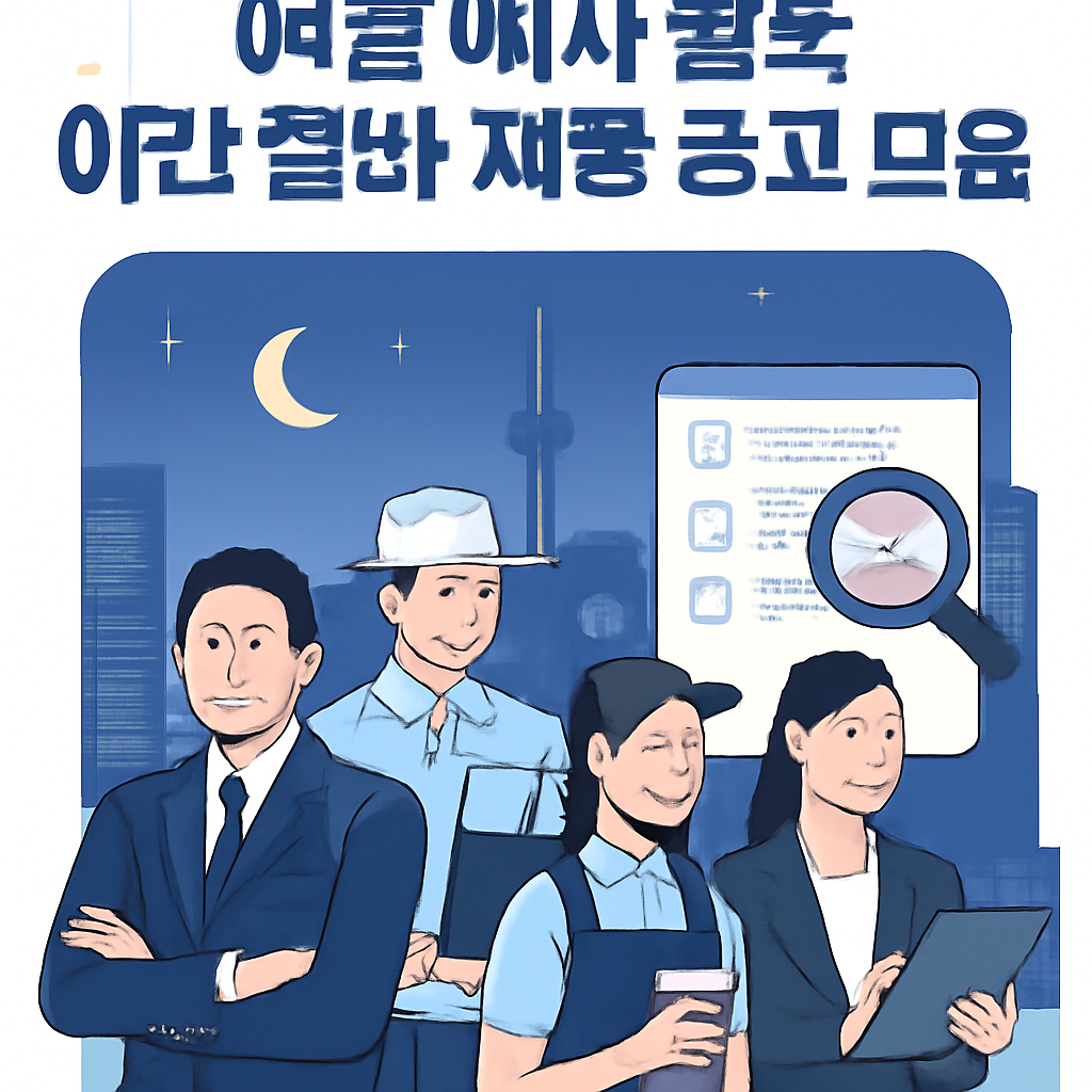 서울에서 찾는 야간 알바 채용 공고 모음 이미지