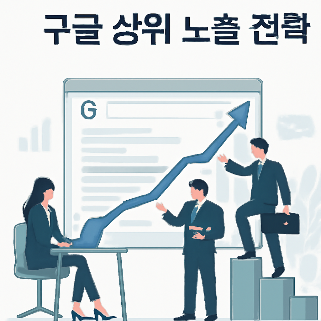 구글 상위 노출 전략 이미지
